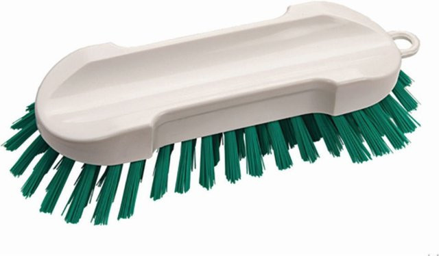 Diversey Handbürste ohne Griff, Hart, Grün, 2er Pack, B/T/H: 19,0 x 6,5 x 3,0 cm - Bild 1