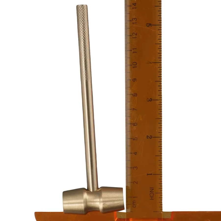 Richterhammer aus Messing in Gold für Gericht, Anwalt oder Auktionen - Bild 2