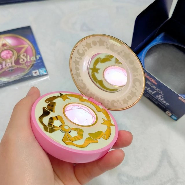 Bandai Sailor Moon Proplica Moon Stick Transformation Brosche, Repainted Version, Spielzeug - Bild 1
