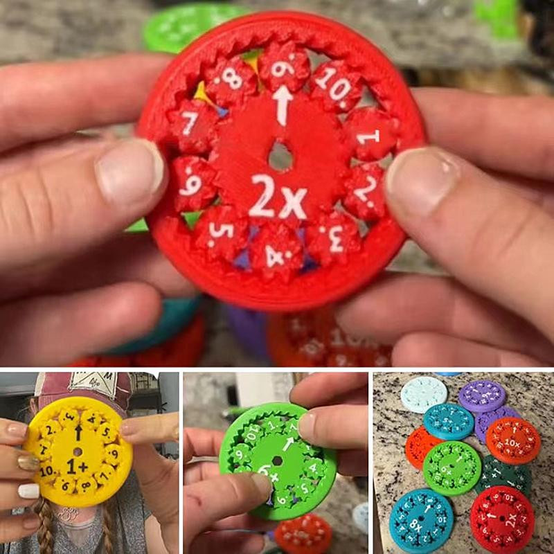 Yiran toy Digitales Gyroskop-Set Mathe-Lern-Spielzeug Addition & Subtraktion Arithmetik Fidget Spinner - Bild 4