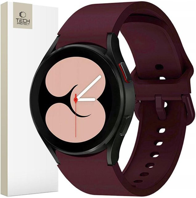 Tech-Protect Iconband Samsung Galaxy Watch, Kunststoff, Bordo beige, Unisex - Bild 1