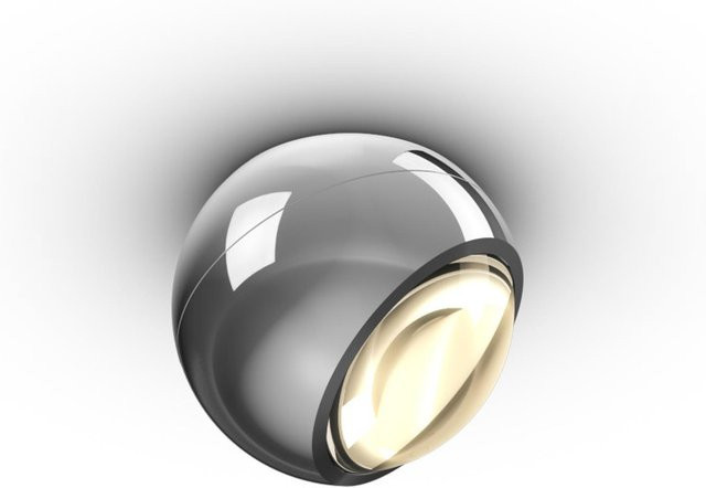 Occhio io giro VOLT LED-Deckenstrahler in Chrom mit warmweißem Licht (3000K), dimmbar und verstellbar - Bild 1