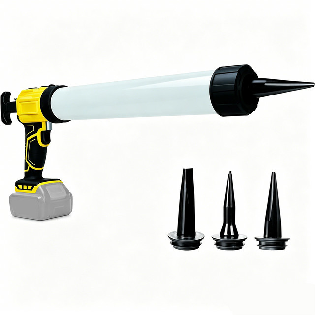 DeWalt Kabellose elektrische Kartuschenpistole für Silikon und Dichtstoffe mit 4 einstellbaren Geschwindigkeiten, passend für 600ml Kartuschen und DeWalt 20V Akku - Bild 1