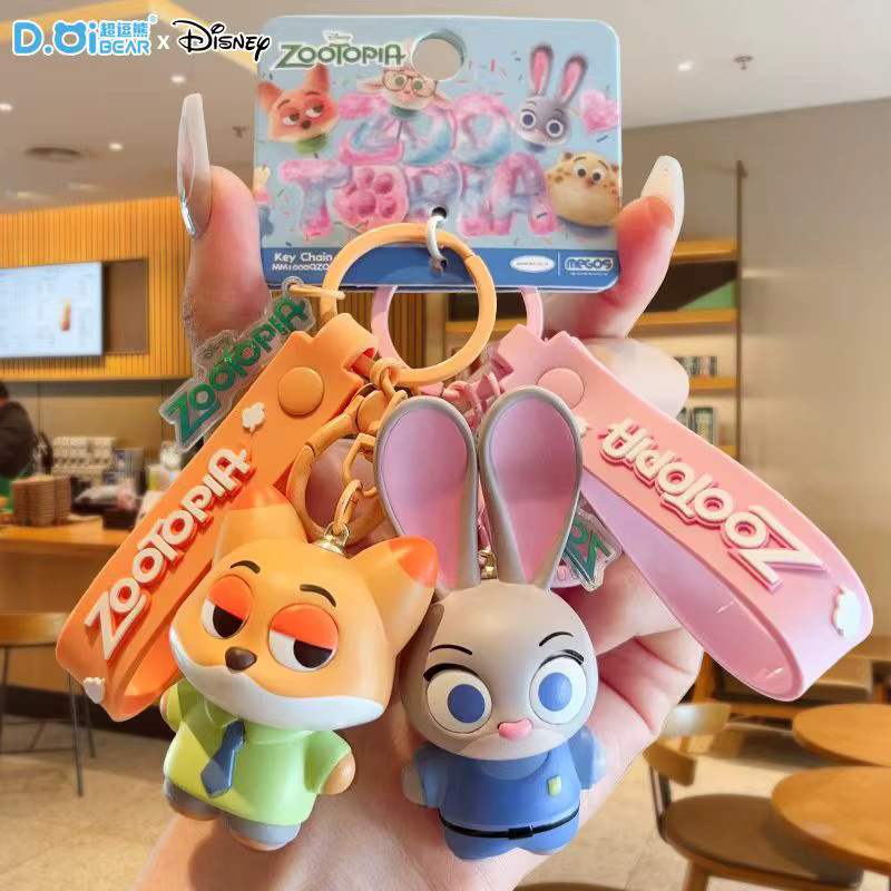 Hot Toys Disney Zootopia Judy Nick Clawhauser Actionfigur, Schlüsselanhänger - Bild 2