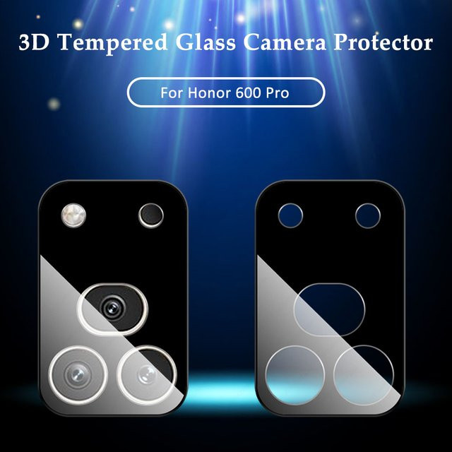 2 Stück 3D gebogene Displayschutzfolie für Honor 600 Pro und Honor 600 Lite 5G mit Kameraschutzglas - Bild 1