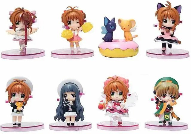Discover Intime Card Captor Sakura Q-Version Kinomoto Sakura Figur, 8-teiliges Set, ab 6 Jahren - Bild 1