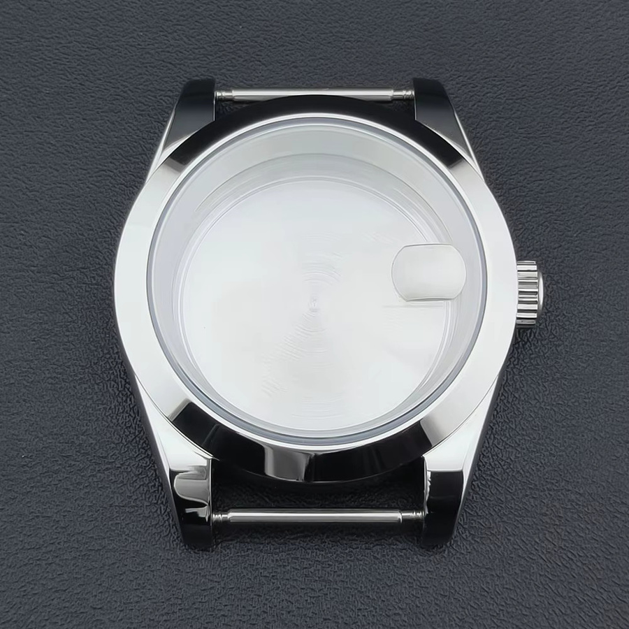 Manbushijie Uhrengehäuse Edelstahl, Silber, 36/39 mm, Unisex - Bild 2