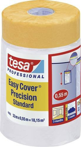 tesa Easy Cover Abdeckfolie Orange B: 55 cm, L: 33 m - Bild 1