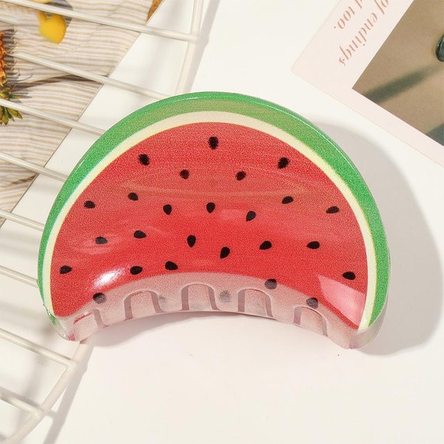 Haarclip Wassermelone und Erdbeere, Damen - Bild 1