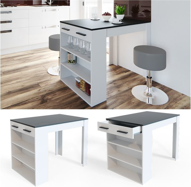Vicco Bartisch Repose Stehtisch aus Melaminharz für Küche und Wohnzimmer - Bild 1