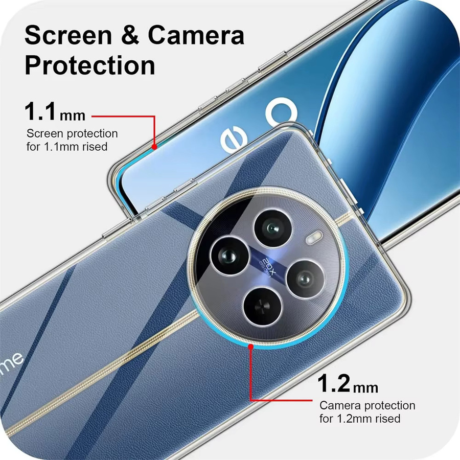Ultradünne transparente TPU-Handyhülle für Realme Pro Plus 5G, weiche Schutzhülle - Bild 5