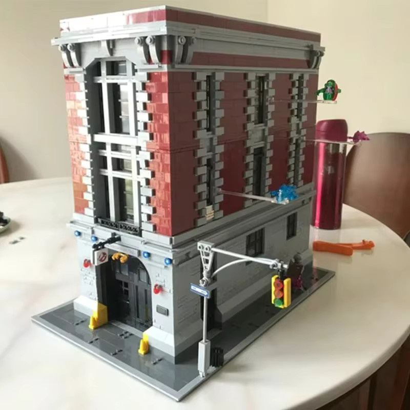 TEOK Feuerwehrstation-Modell, Baustein-Set, 4634 Teile - Bild 4
