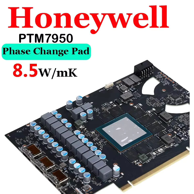 Honeywell PTM7950 Phasenwechsel-Pad Wärmeleitpaste für GPU und CPU in Grau, B/T/H: 80 x 40 x 0,2 mm - Bild 4