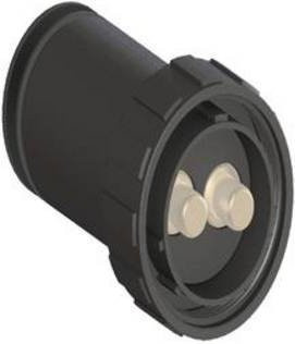 Bulgin PXP9050/02/P/1 Rundsteckverbinder Bulk in Schwarz - Bild 1