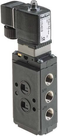 Bürkert Magnetventil 231471 6519 in Schwarz mit 110V, G 1/4 Anschluss und 6mm Nennweite - Bild 1