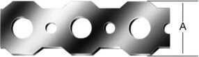 VORMANN Montageband aus feuerverzinktem Stahl, Farbe Silber, Breite: 20 mm, Dicke: 1 mm, Länge: 10 m - Bild 1