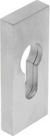 Intersteel Sicherheits-Schubrosette aus Edelstahl in Silber, Breite: 30 mm - Bild 1