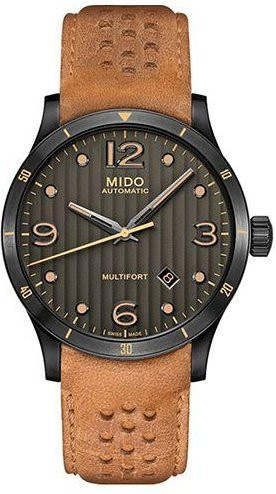 Mido Armbanduhr Automatik, Edelstahlgehäuse, 42 mm, Lederarmband, Herren - Bild 1