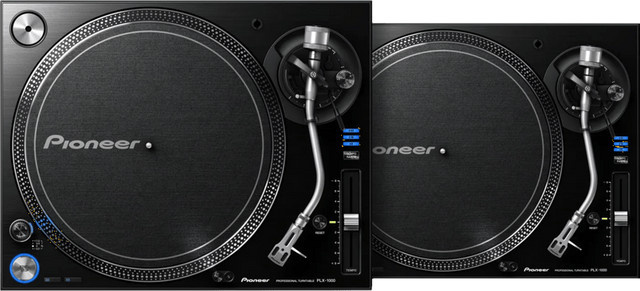 Pioneer DJ PLX-1000 Doppelpack Direct Drive Plattenspieler in Schwarz - Bild 1