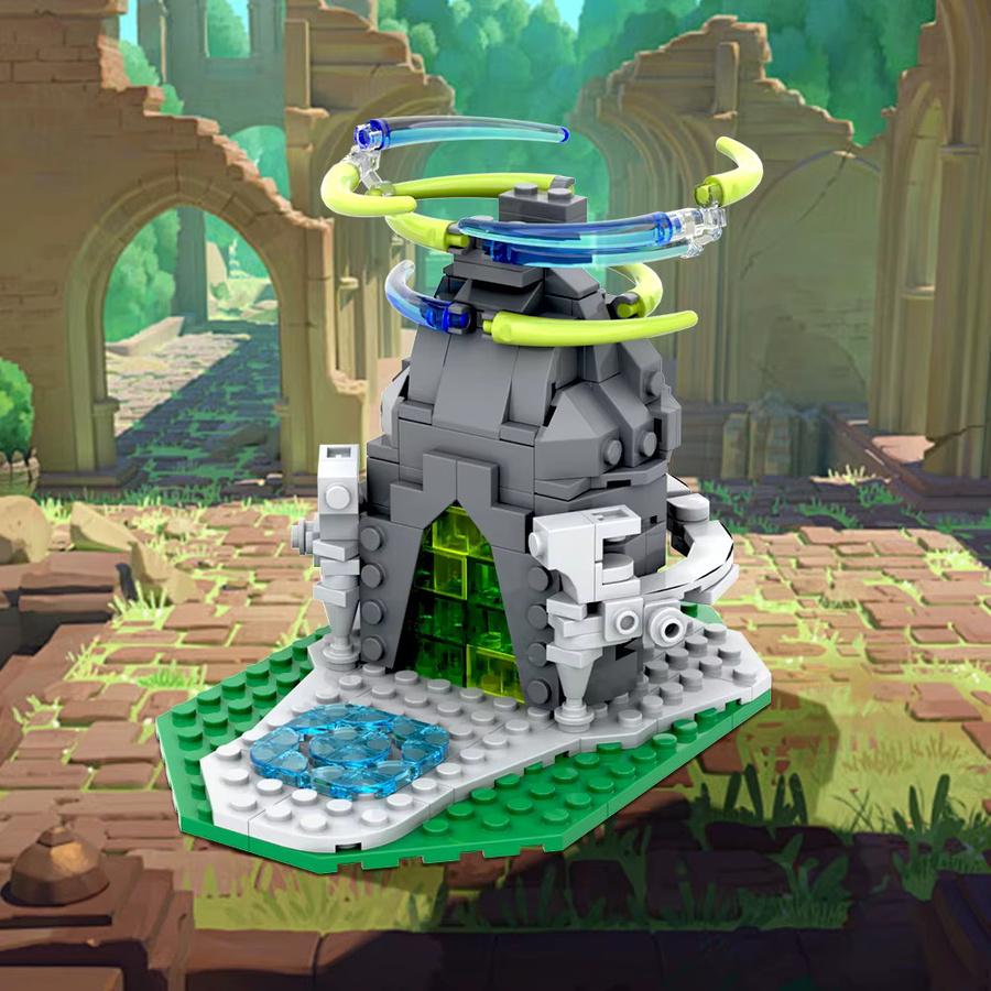 Gobricks Zeldaed Shrine of Light, Bausteine Modell, Fantasy - Bild 3