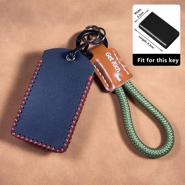 Schlüsselhülle Leder, Schlüsselanhänger, Volvo EX30, Polestar 3, Unisex - Bild 1