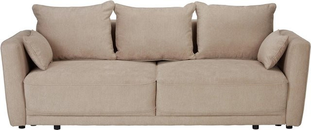 Mömax Schlafsofa Click-Clack in Beige mit Stoffbezug, B/T/H: 238 x 104 x 104 cm - Bild 1