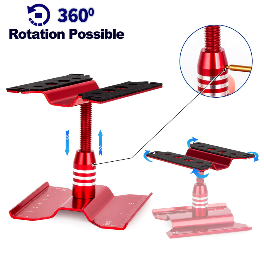 MALOM RC Aluminium-Reparaturstation Arbeitsständer Montageplattform, Metall, Zubehör - Bild 3