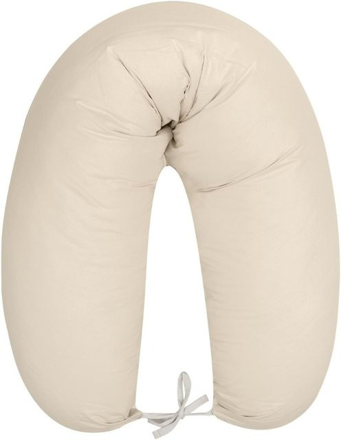 Kikkaboo Stillkissen Dream Big in Beige aus 100% Baumwolle mit abnehmbarem Bezug, Länge: 150 cm - Bild 1