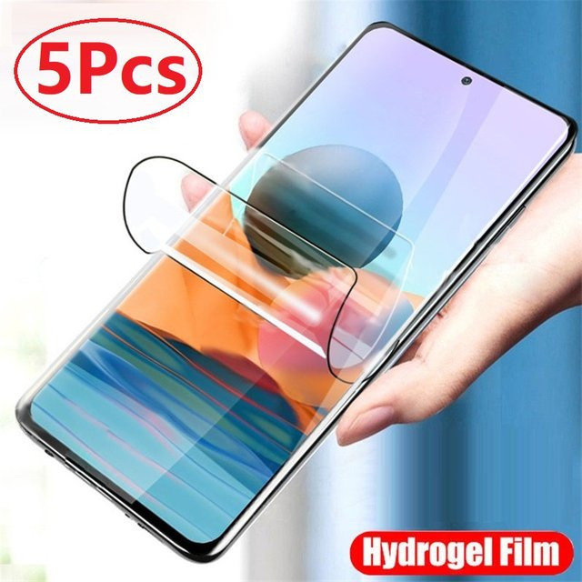 5er Pack Hydrogel Display Schutzfolie für Motorola Moto G53 5G G84 G54 G34 G14 G73 G23 G13 G20 G30 G100 transparent - Bild 1