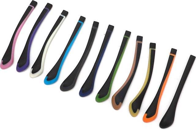 CAGJB Nasenpads Silikon, Quadratisches Loch, Purple, Multicolour, 2 Stück - Bild 1
