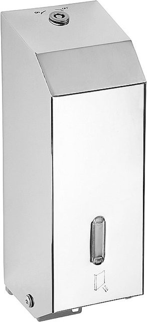 Brillantbad BEO Seifenspender Edelstahl matt Silber Wandmontage 1100 ml B/T/H: 10 x 11 x 32 cm - Bild 1