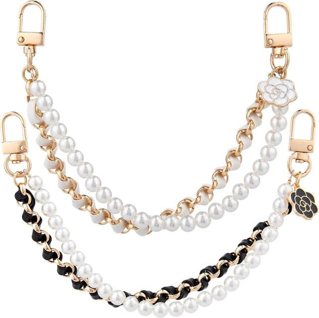 MELORDY Geldbörse Extender Chain Wallet, Doppelkette, Metall, PU Leder - Bild 1