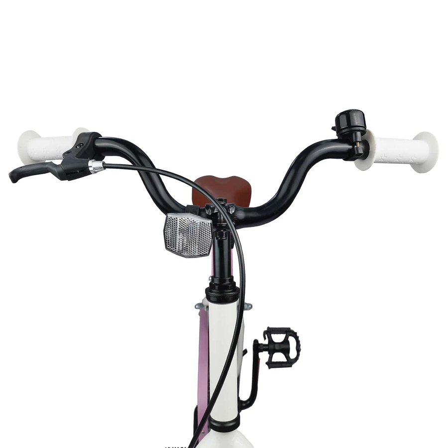 vidaXL Kinderfahrrad 18 Zoll Weiß für 5-7 Jahre Alt - Bild 2