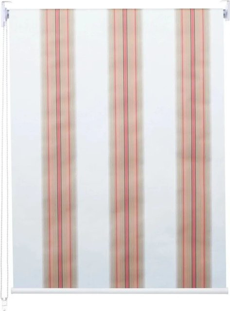 MCW Rollo D52 Thermoisolierend Verdunkelnd aus Polyester, Farbe: Weiß/Rot/Beige, B: 60 cm, H: 230 cm - Bild 1