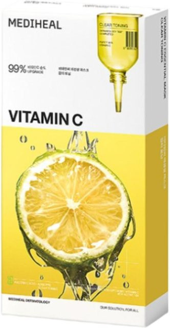 Mediheal Vitamin C Tuchmaske, 10er-Pack, Unisex - Bild 1
