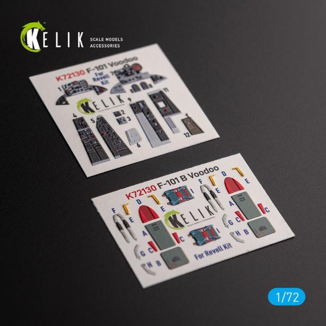 Revell F-101 Voodoo - Interior 3D-Decals - Bild 1