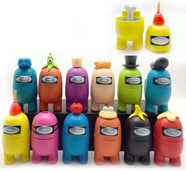 RusticLoom Among Us Actionfigur, Crewmitglied Betrüger, 12-teiliges Set - Bild 1
