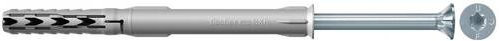 Fischer SXR Langschaftdübel aus Nylon in Grau, 50 Stück, Durchmesser: 10 mm, Länge: 80 mm - Bild 1