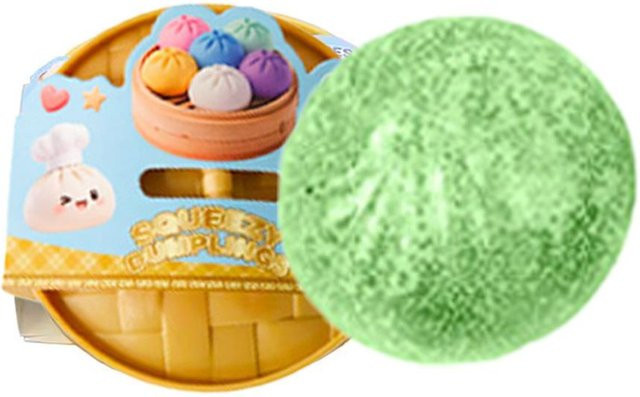 PRELEXT Bunter Quetsch-Glitzer-Knödel-Stressball, Sensorisches Spielzeug - Bild 1