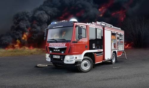 Revell Schlingmann HLF 20 Varus 4x4 Truckmodell, Bausatz, 1:24, ab 12 Jahren - Bild 1