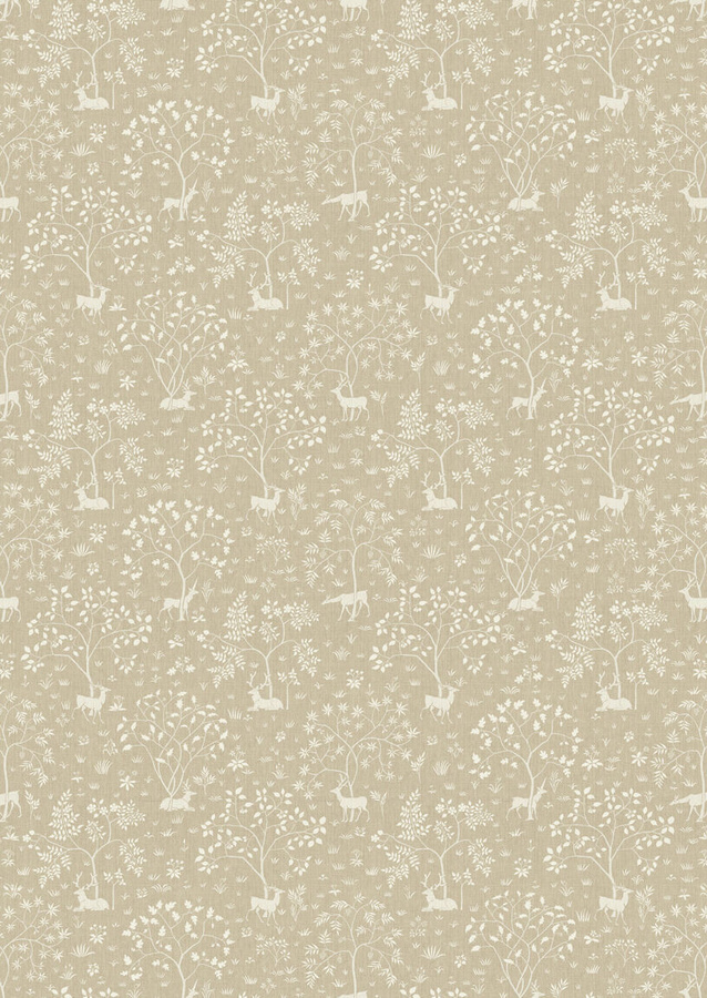 Lewis & Wood Tapete Voysey Park Mellow in Beige mit floralem Art Nouveau Design - Bild 1