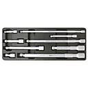 KS Tools CHROMEplus Kipp-Verlängerungs-Satz 9-teilig, 1/4 Zoll, 3/8 Zoll und 1/2 Zoll, Silber - Bild 3