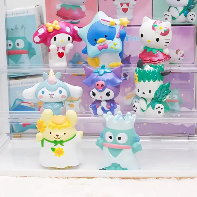 Spot Ugly Fish Pudding Blind Box Sanrio Mini-Ornamente aus Kunststoff, mehrfarbig - Bild 1