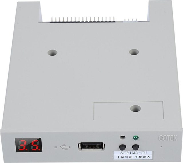 SFR1M2 FU USB SSD Diskettenlaufwerkemulator 1.2MB Plug and Play für Flachstrickmaschinen in Weiß - Bild 1