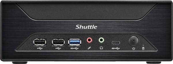 Shuttle Barebone XPC slim XH810 SFF Mini-PC in Schwarz mit Intel H810 Chipsatz, LGA1851, DDR5-5600, Dual-LAN, HDMI und DisplayPort, Volumen: 3,5 l - Bild 1
