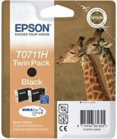 Epson Tinte Twinpack High Capacity Schwarz C13T07114H10 für Inkjet-Drucker - Bild 1
