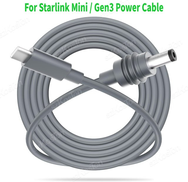 SZKOSTON USB-C auf DC-Stromkabel für Starlink Mini Gen3, tragbares Ladekabel für Powerbank und Outdoor-Einsatz - Bild 1