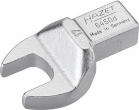 Hazet Einsteck-Maulschlüssel 6450D-17 in Silber mit 17 mm Außen-Sechskant Profil und 14 x 18 mm Einsteck-Vierkant - Bild 1
