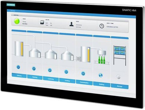 Siemens SPS-Bedienpanel 6AV7863-1MA14-2NA0 in Schwarz mit DisplayPort und USB - Bild 1