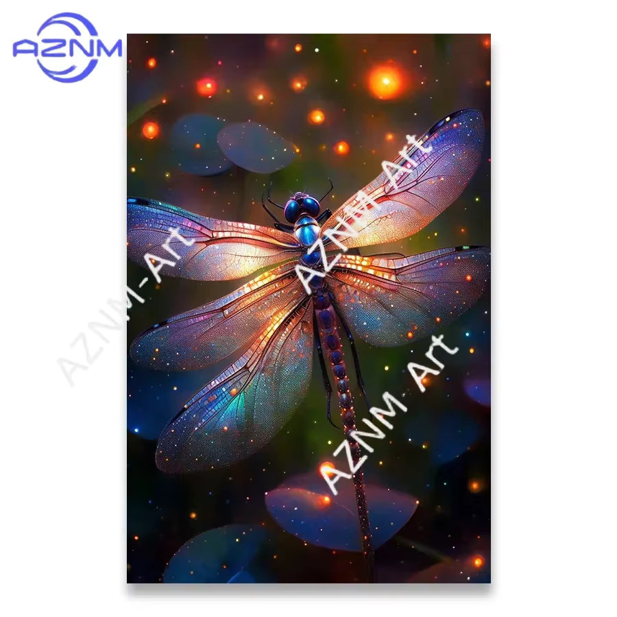KAYOU Libellen Leinwand-Poster als moderne Wandkunst in Multicolor - Bild 3